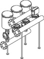 batteria filtri junior 3 pezzi